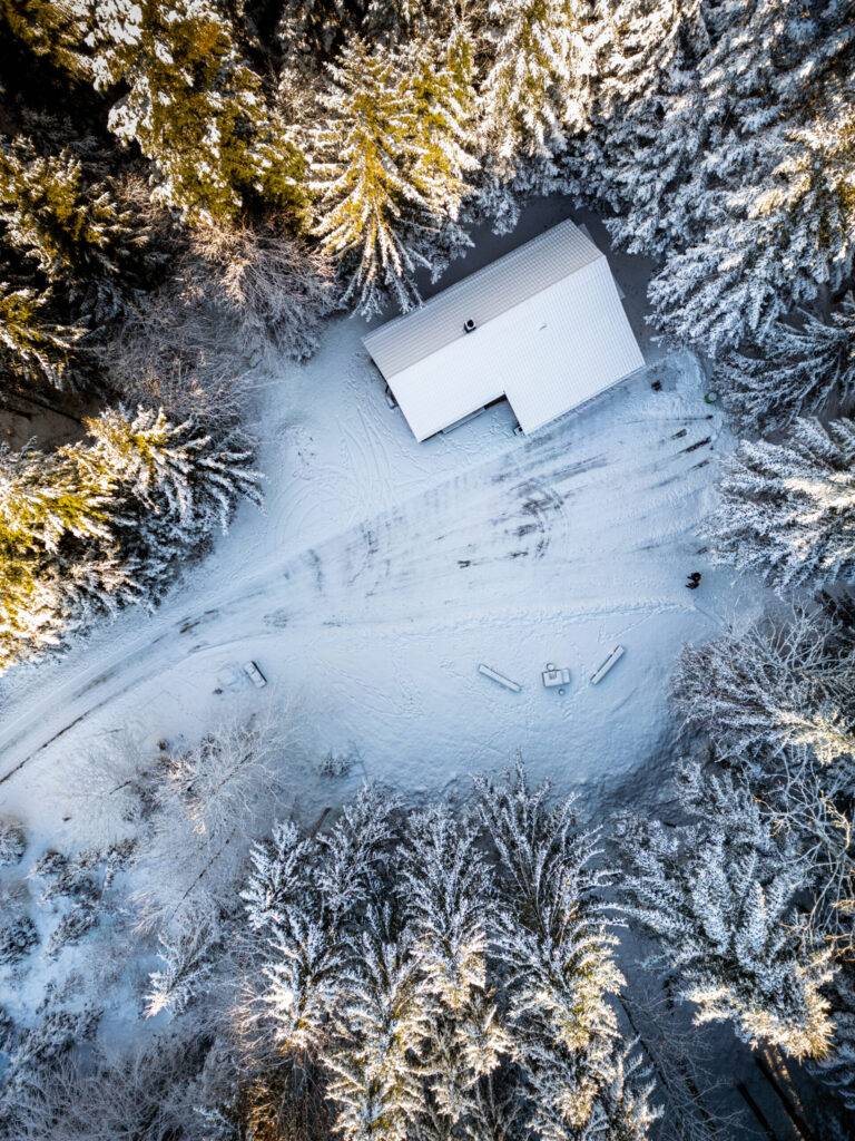 Immobilienfotografie aus der Luft mit Drohne